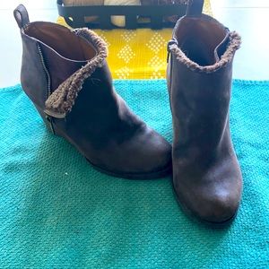 Lucky Brand leather booties